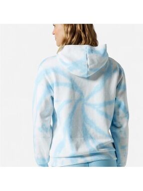 Wear it to Heart DESMA RELAXED HOODIE AQUAMARINE TIE DYE